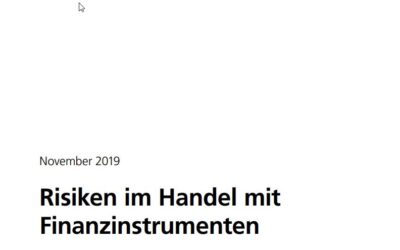 Risiken im Handel mit Finanzinstrumenten
