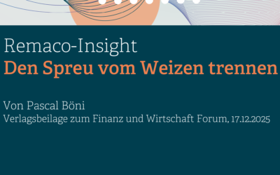 Remaco-Insight: Den Spreu vom Weizen trennen